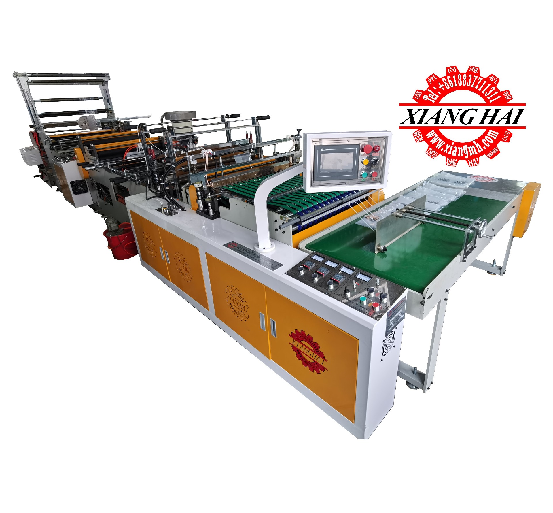 Automatic PE Zipper Slider Bag Making Machine