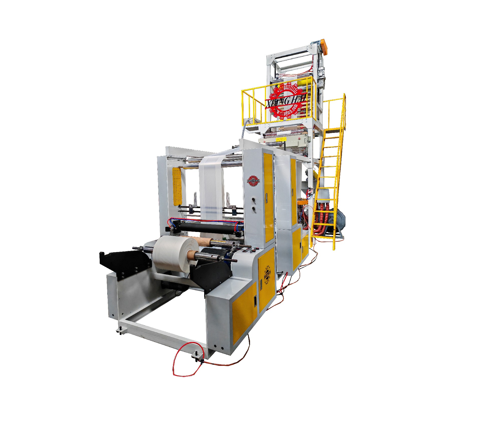 Biodegradable Plastic Mono Layer Film Blowing Machine