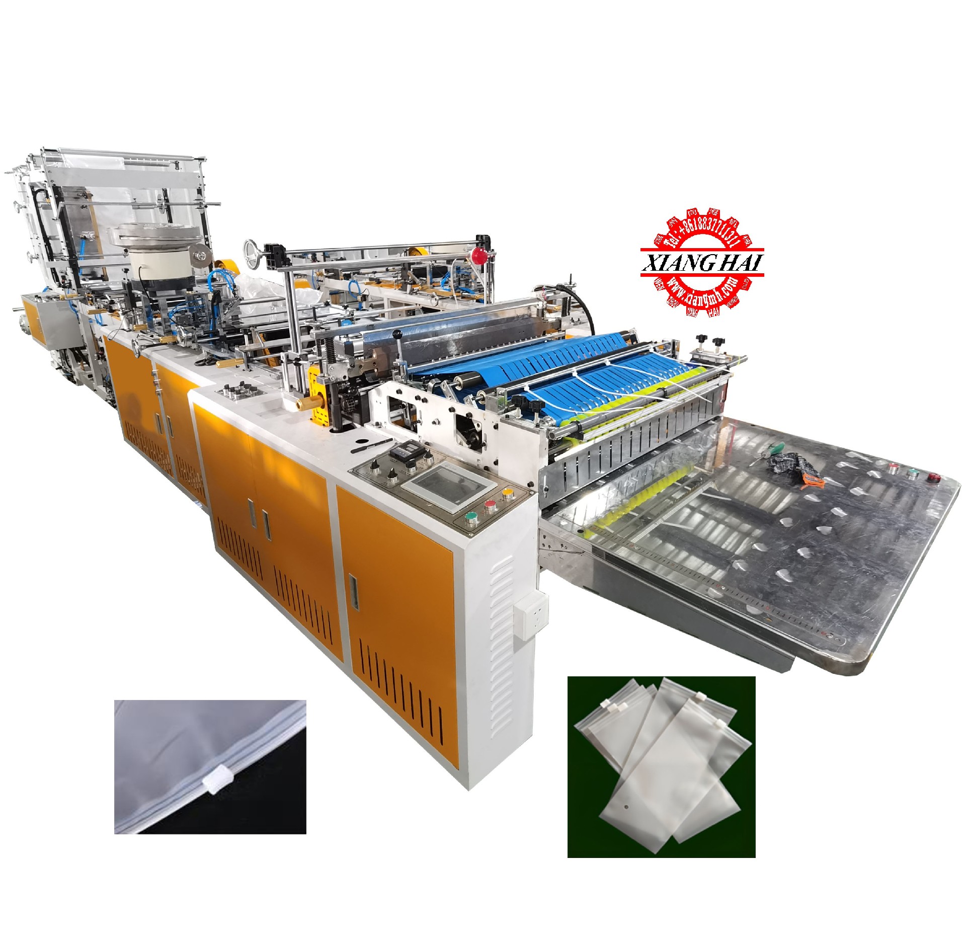 Vertical Type Zipper Bag Making Machine