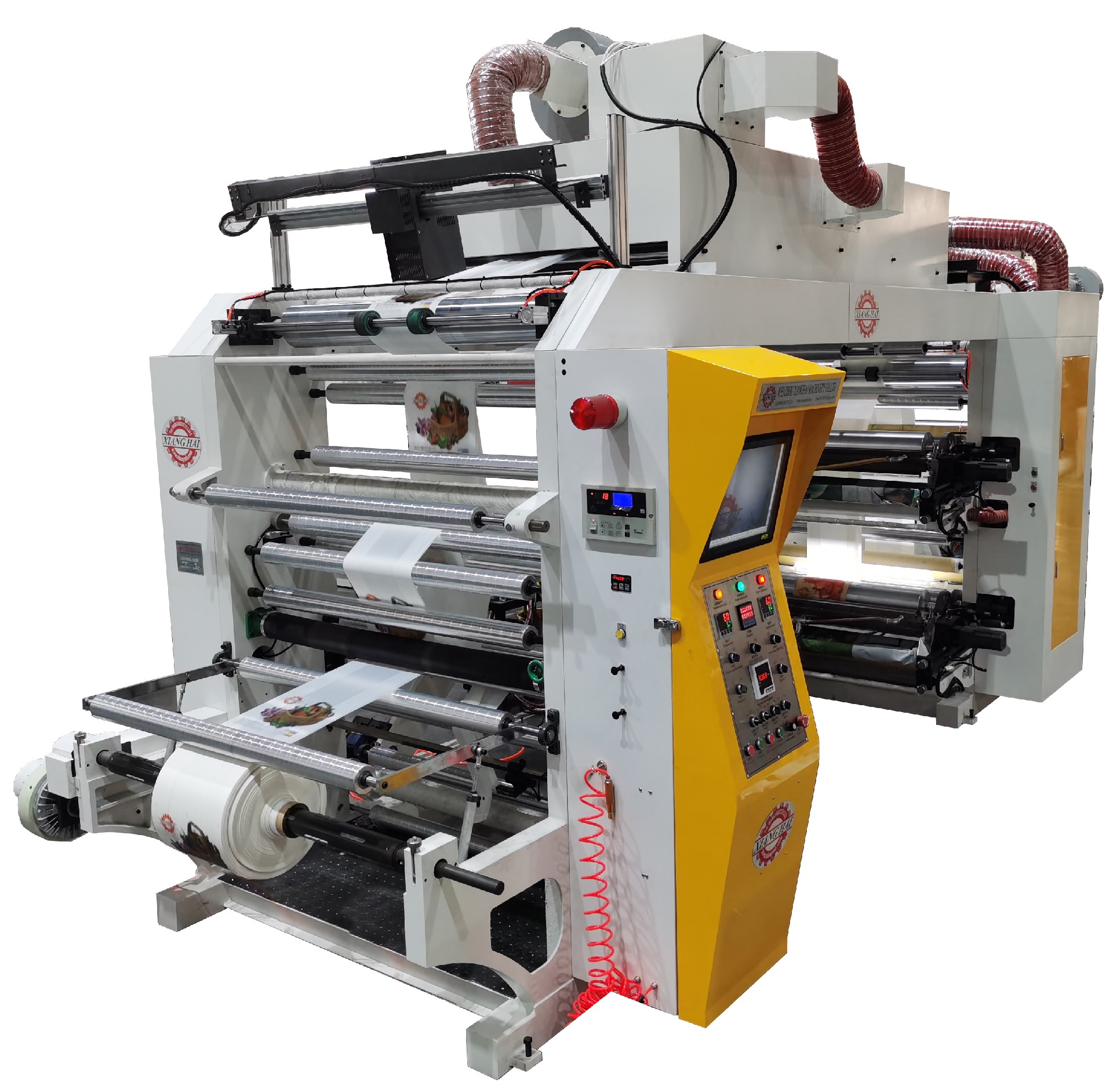 Roll to Roll 4 Color Autoamtic Flexo Printing Machine