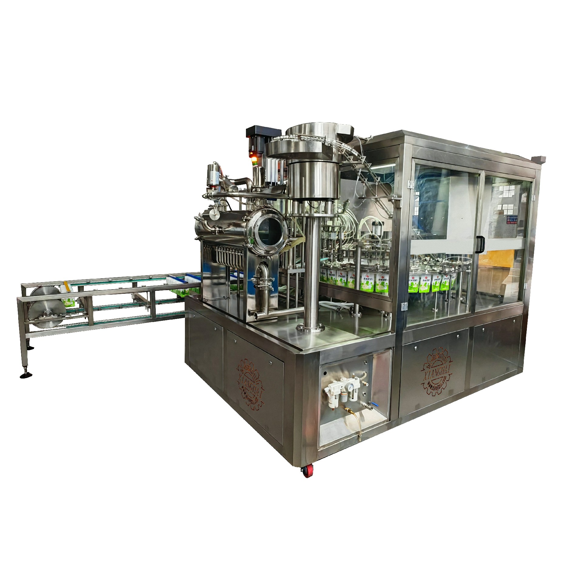 Automatic Stand-Up Pouch Filling and Capping Machine